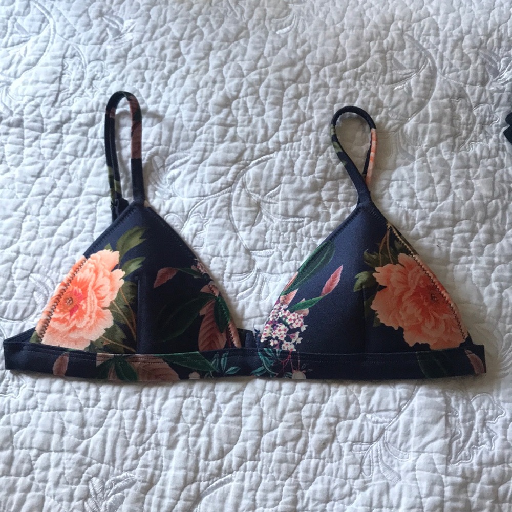 TRIANGL floral neoprene bikini